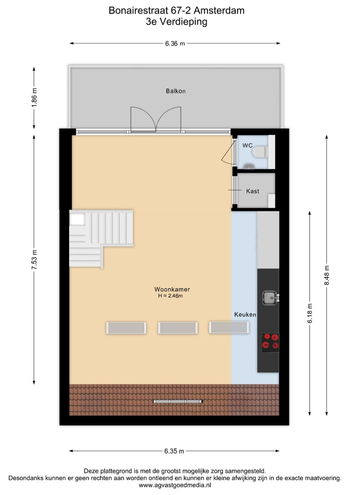 Foto 50 van Bonairestraat 67-2