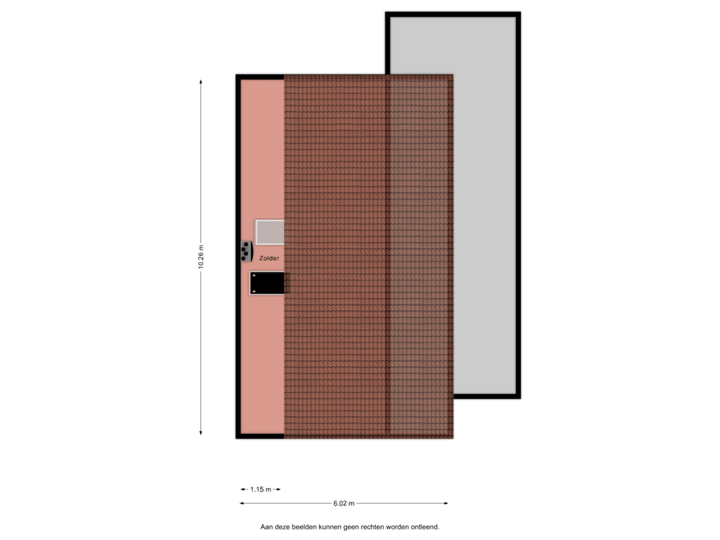 2e verdieping gespiegeld