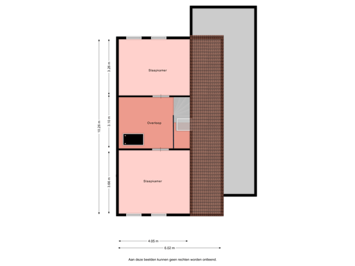 1e verdieping gespiegeld