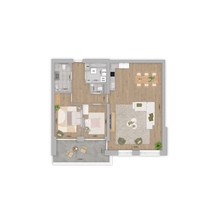 Photo 3 of Type B (Bouwnr. 12)