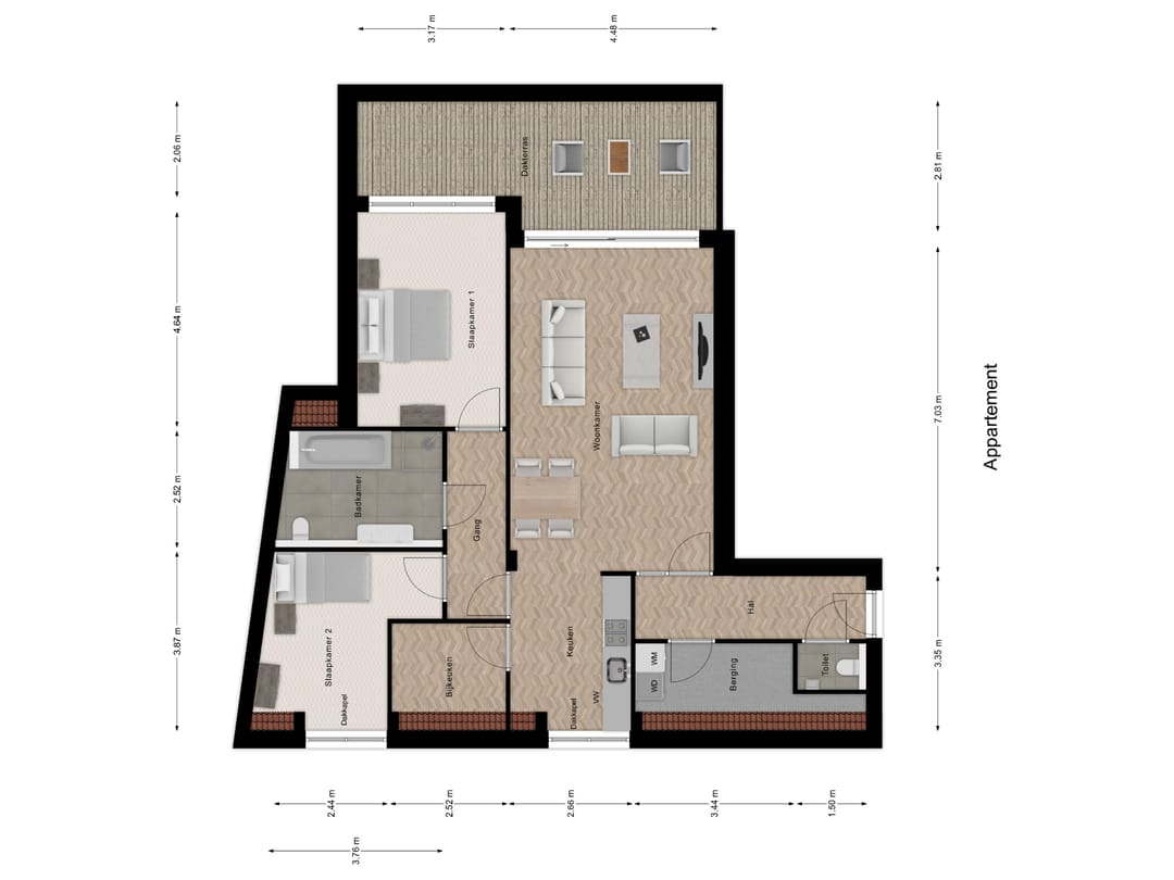 Photo 2 of Appartement (Bouwnr. 7 D)