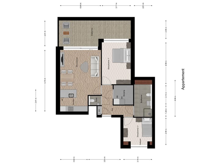 Photo 2 of Appartement (Bouwnr. 7 C)