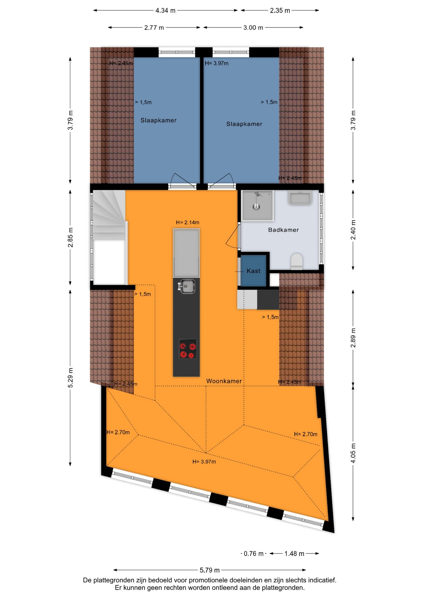 Foto 25 van 's-Gravenhekje 2-3