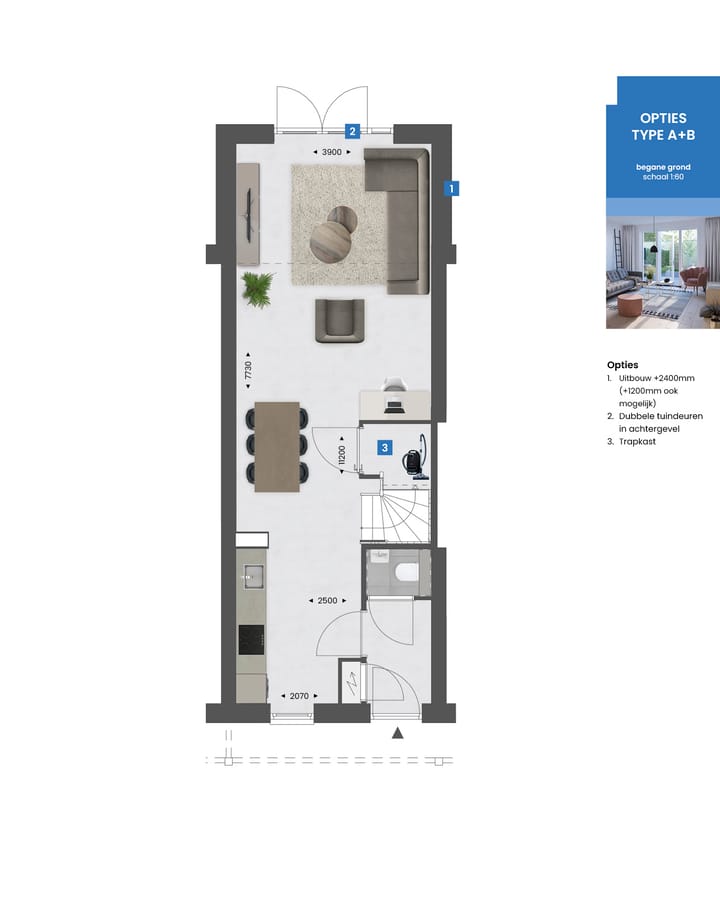 Photo 3 of Mierlo's Mooiste fase 2 - tussenwoning A
