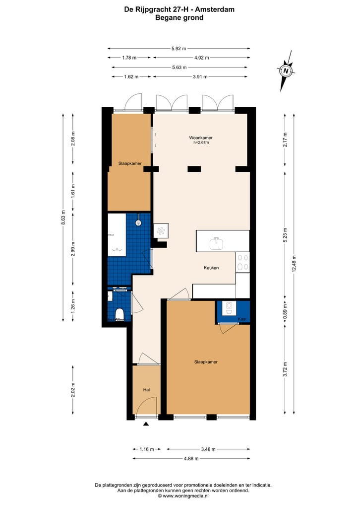 Foto 33 van De Rijpgracht 27-H