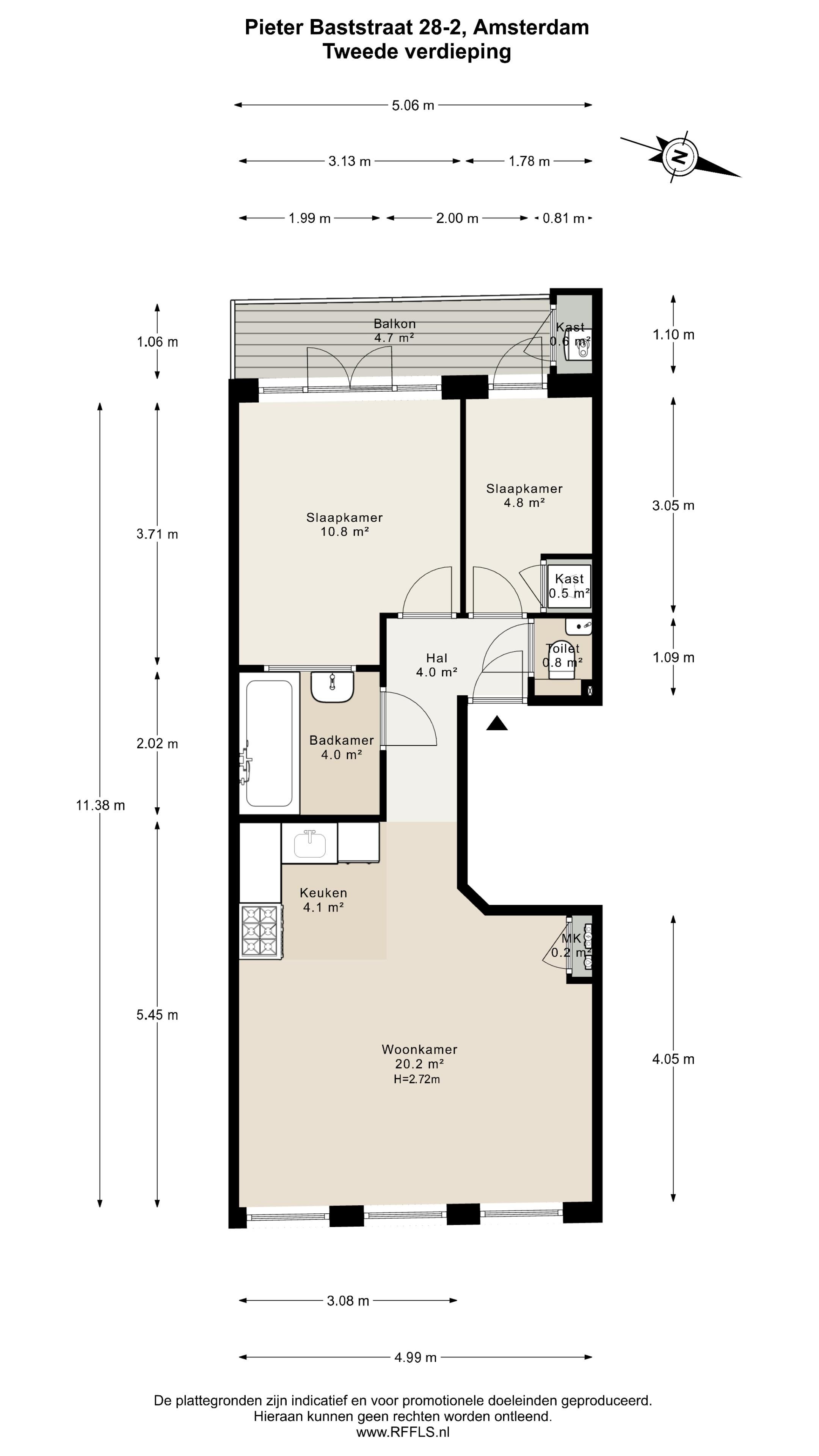 Foto 24 van Pieter Baststraat 28-2