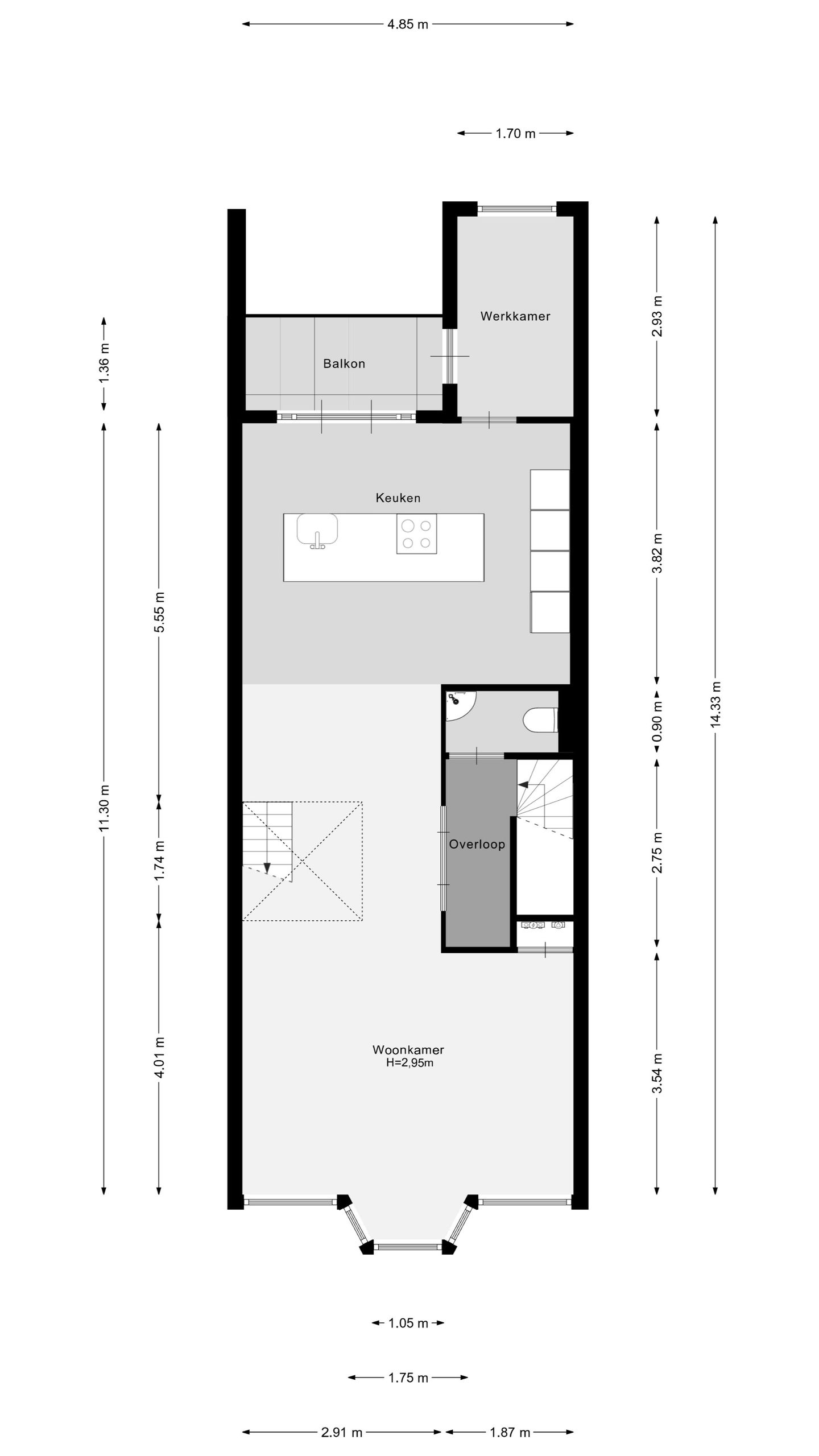 Foto 40 van Joost van Geelstraat 43-A