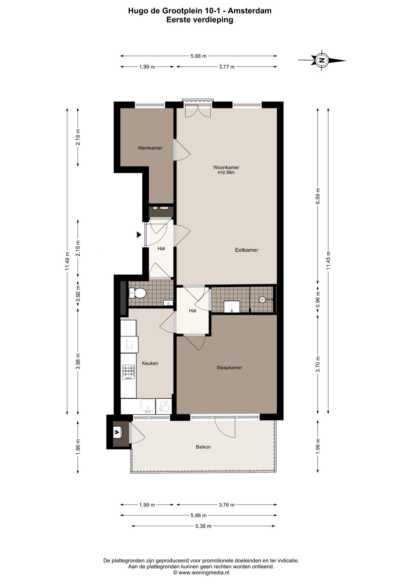 Foto 25 van Hugo de Grootplein 10-1