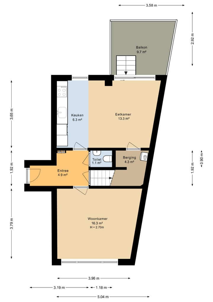 Foto 41 van Spoorstraat 16-A