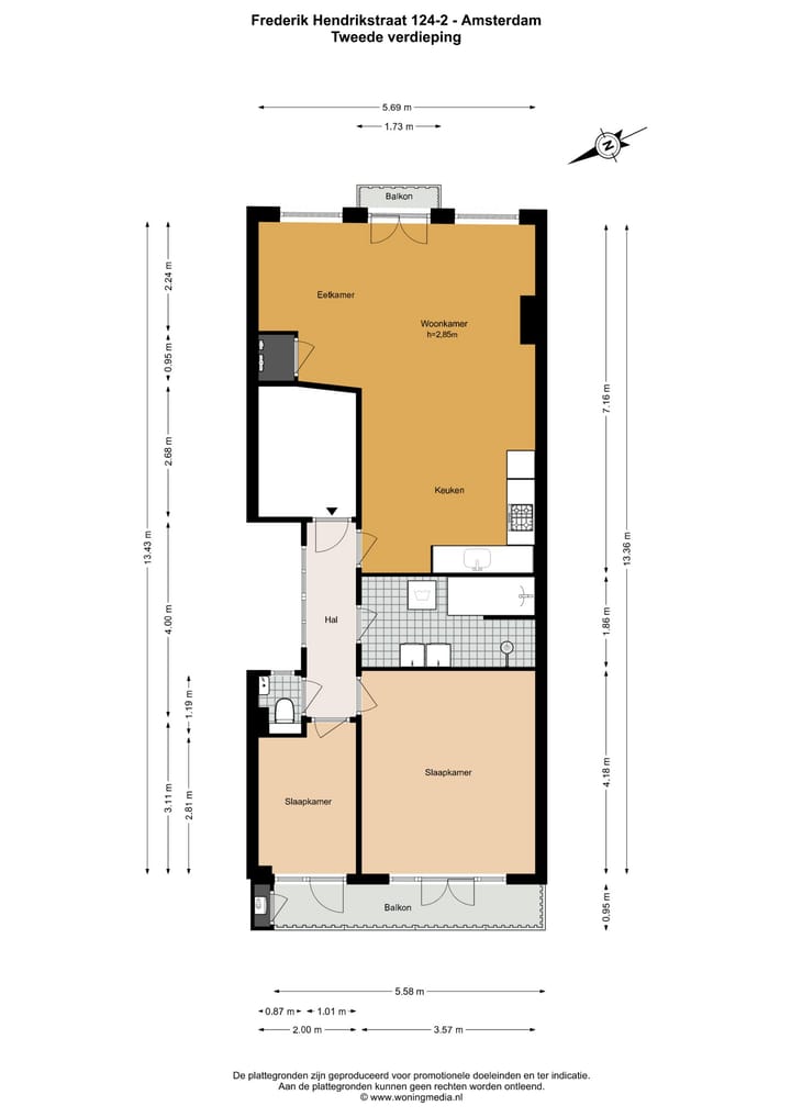 Foto 27 van Frederik Hendrikstraat 124-2