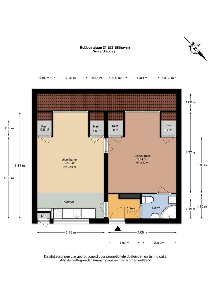 Foto 26 van Hobbemalaan 24-E28