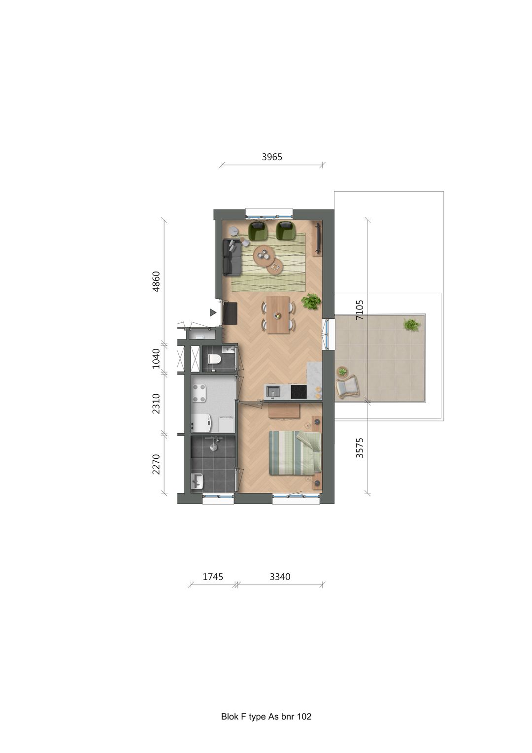 Foto 2 van De Meerpaal (Bouwnr. F1.02)