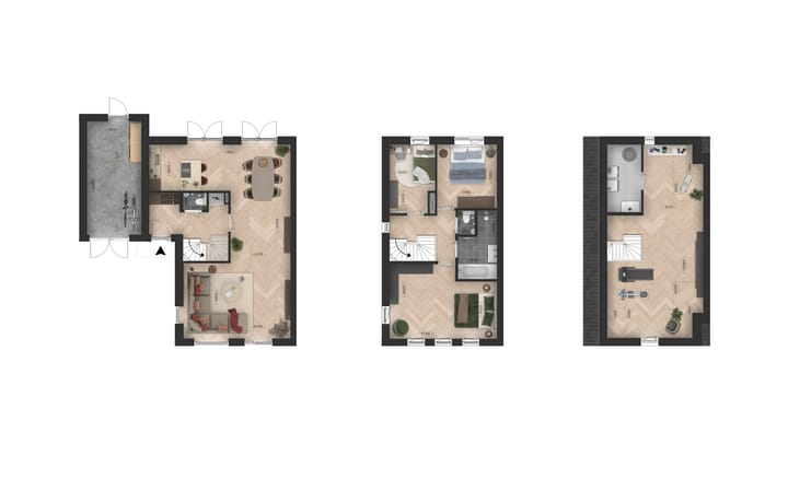 Foto 2 van Molenhoek-Zuid | fase 2 | 2^1-kapwoning B (Bouwnr. 77)