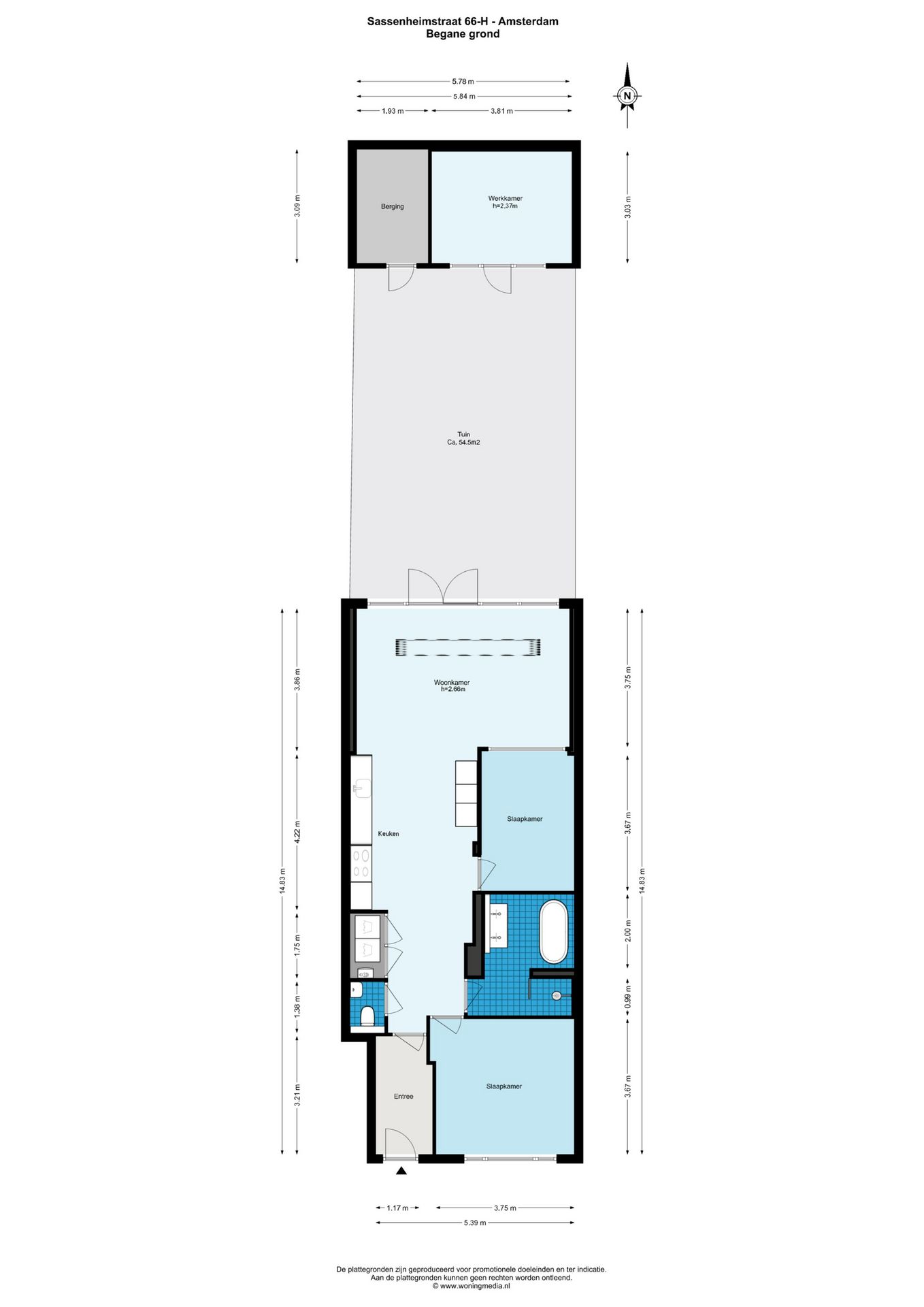 Foto 24 van Sassenheimstraat 66-H