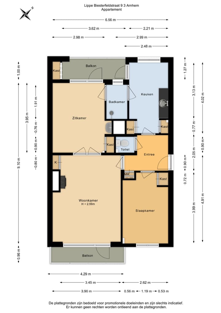 Foto 34 van Lippe Biesterfeldstraat 9-3