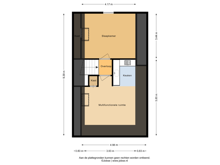 Bijgebouw eerste verdieping