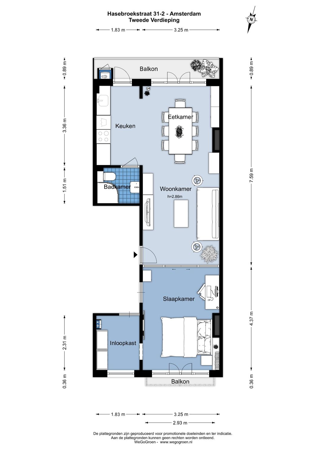 Foto 41 van Hasebroekstraat 31-2