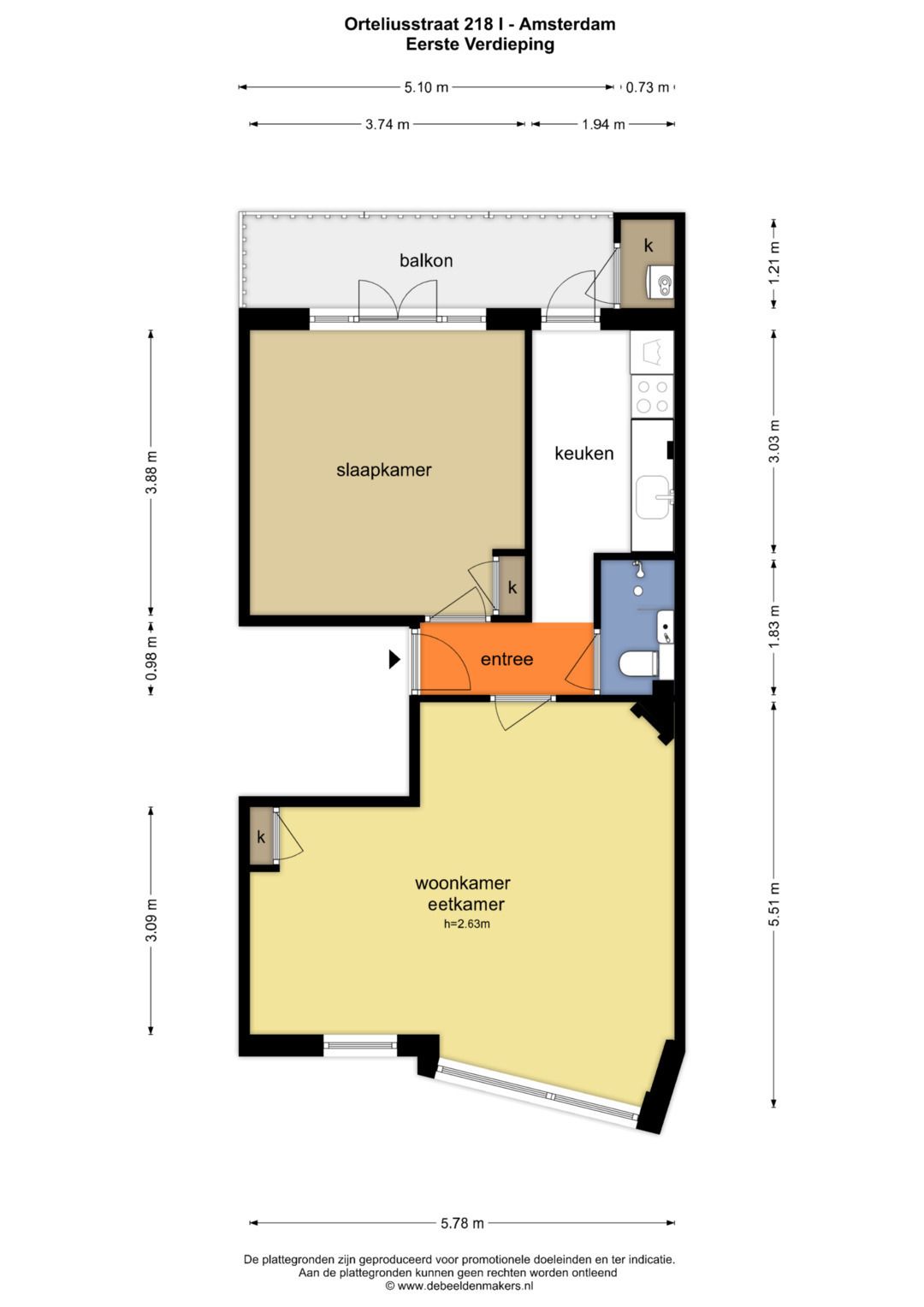 Foto 19 van Orteliusstraat 218-1