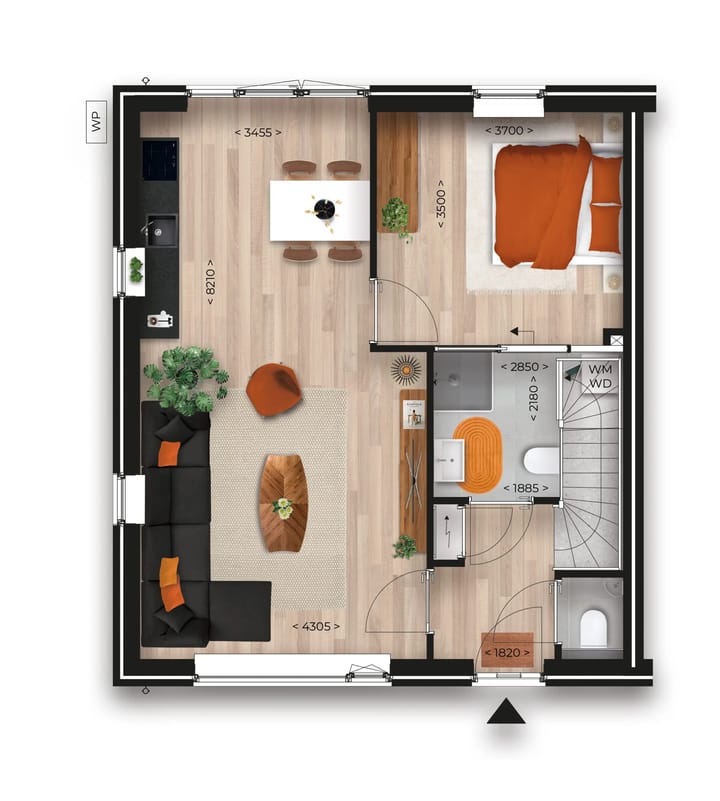 Foto 4 van 2-onder-1-kapwoning (Bouwnr. 18)