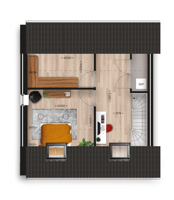 Foto 5 van 2-onder-1-kapwoning (Bouwnr. 18)