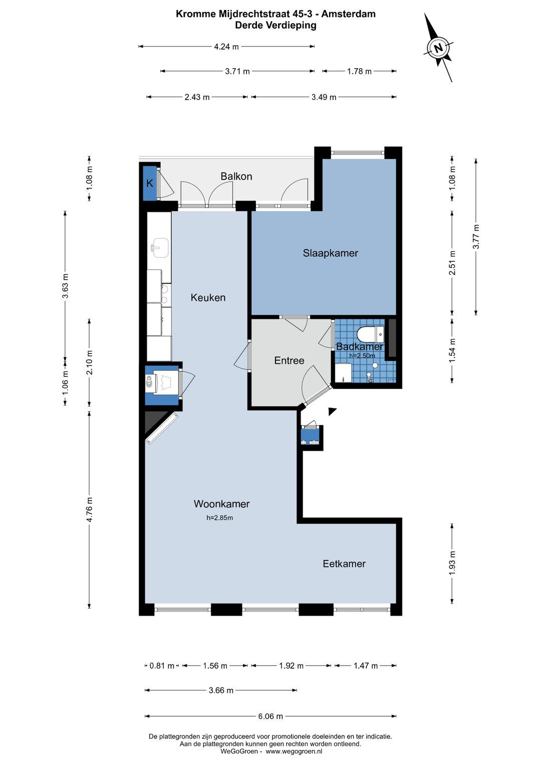 Foto 28 van Kromme-Mijdrechtstraat 45-3
