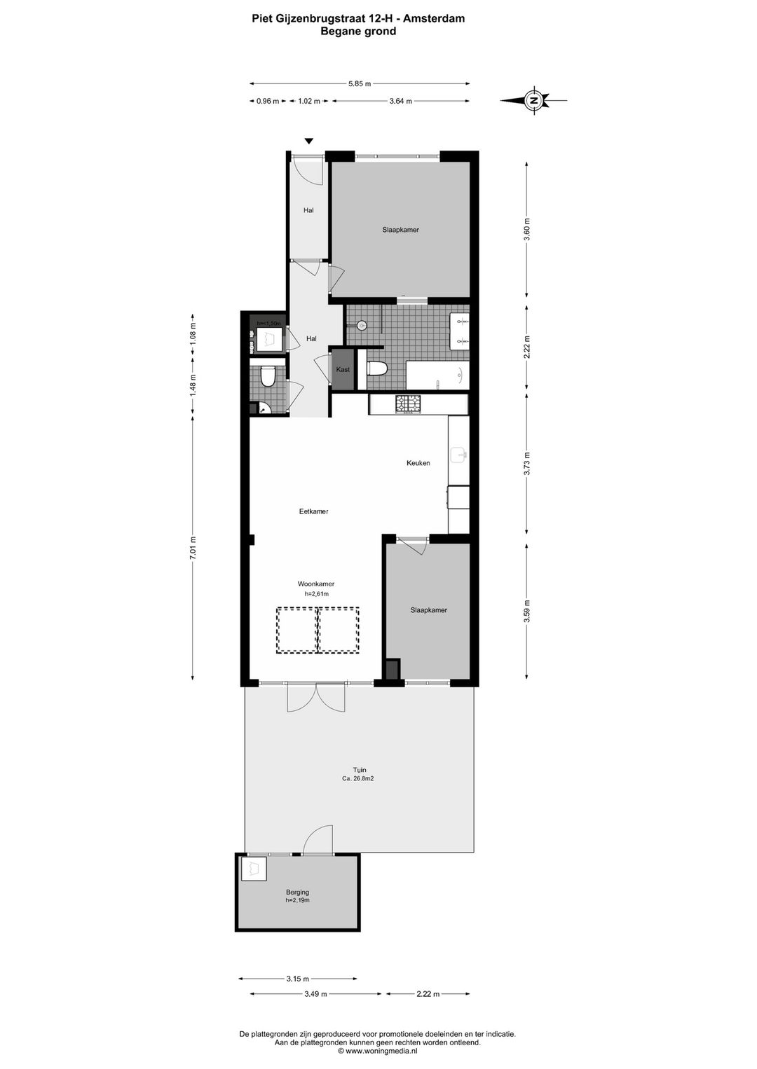 Foto 26 van Piet Gijzenbrugstraat 12-H