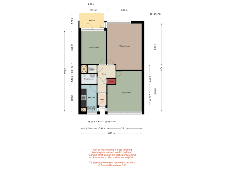 Kortgenestraat 3 - Eerste verdieping