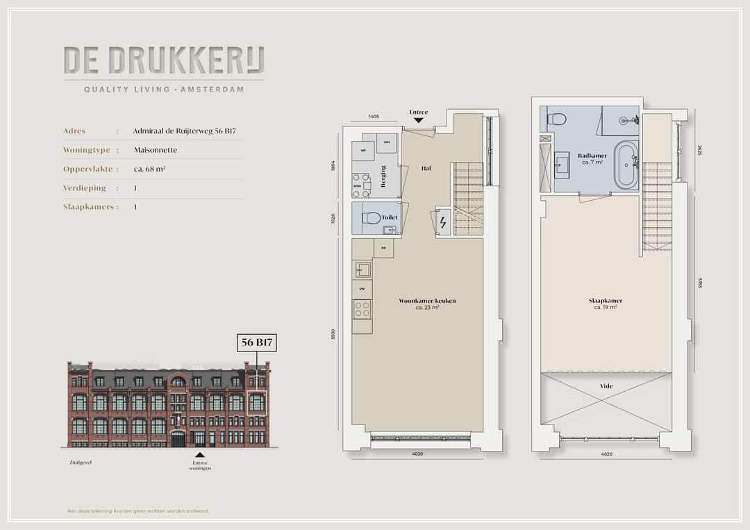 Foto 2 van Admiraal De Ruijterweg 56-B17