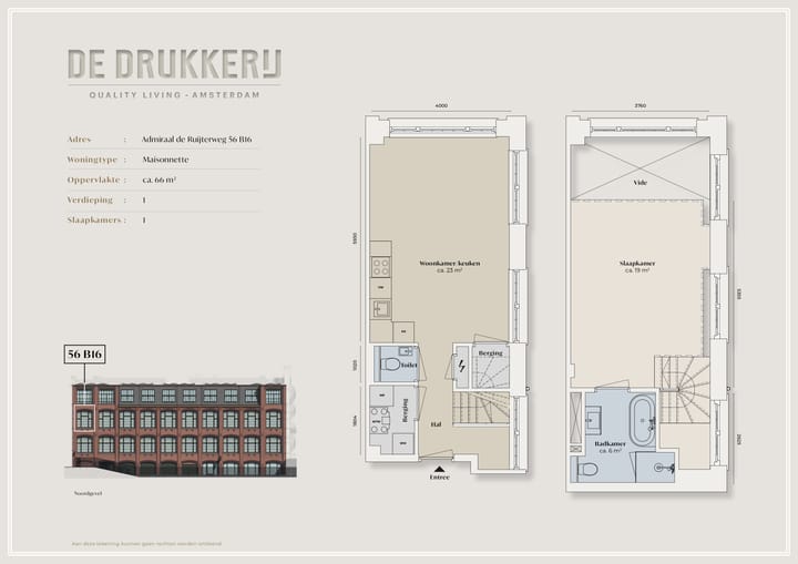 Foto 2 van Admiraal De Ruijterweg 56-B16