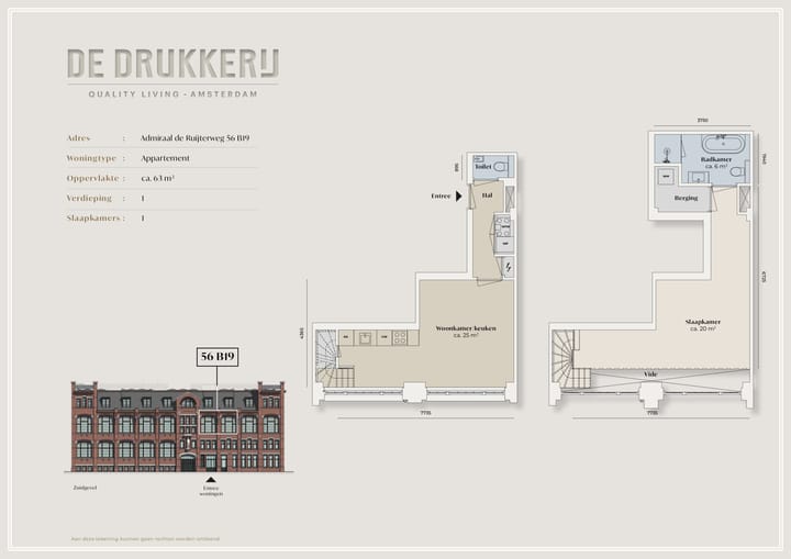 Foto 2 van Admiraal De Ruijterweg 56-B19