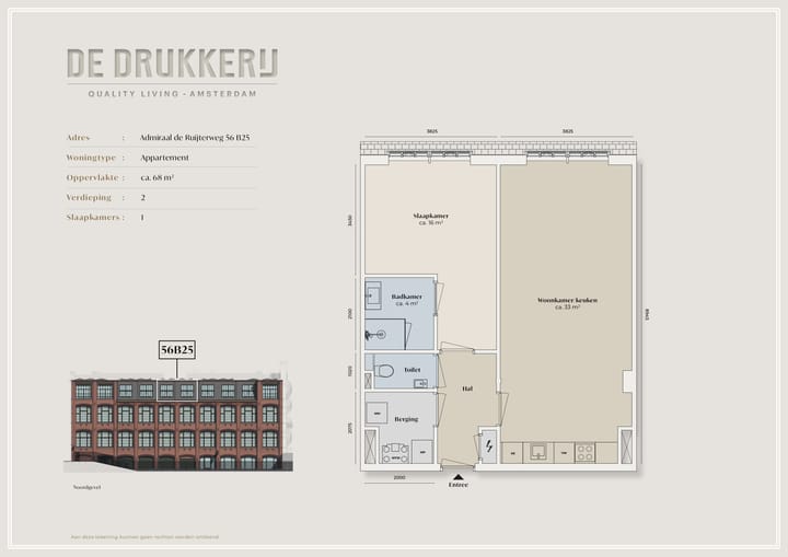 Foto 2 van Admiraal De Ruijterweg 56-B25