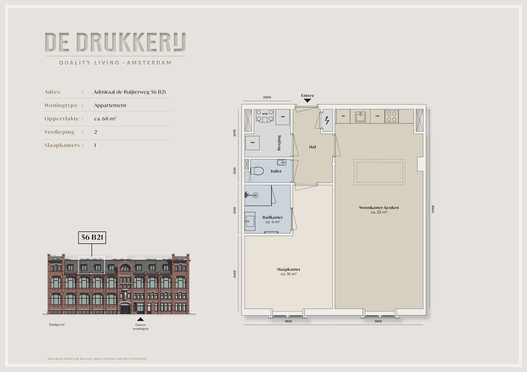 Foto 2 van Admiraal De Ruijterweg 56-B21