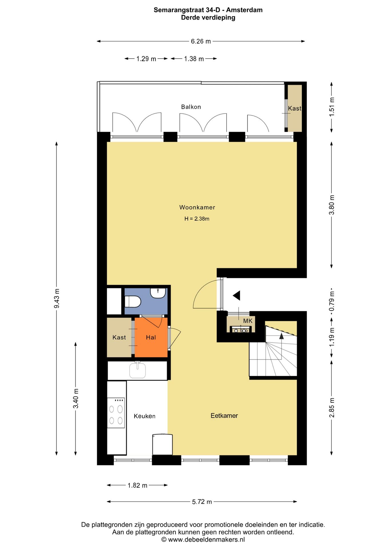 Foto 4 van Semarangstraat 34-D