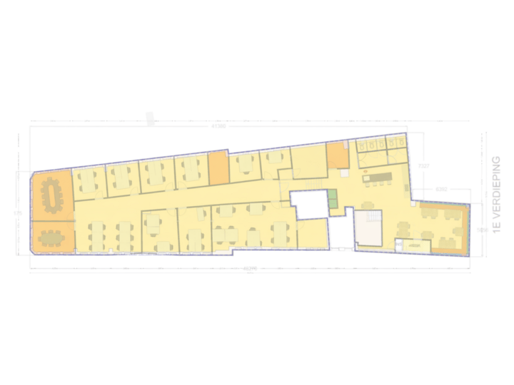 plattegrond eerste verdieping