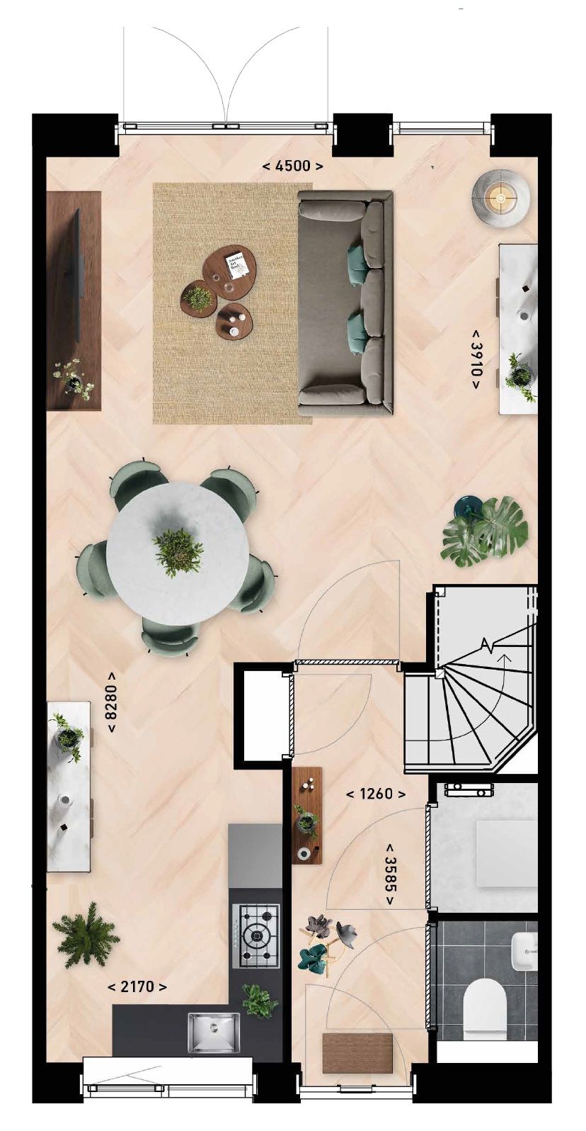 Foto 13 van Eengezinswoning (Bouwnr. 4)