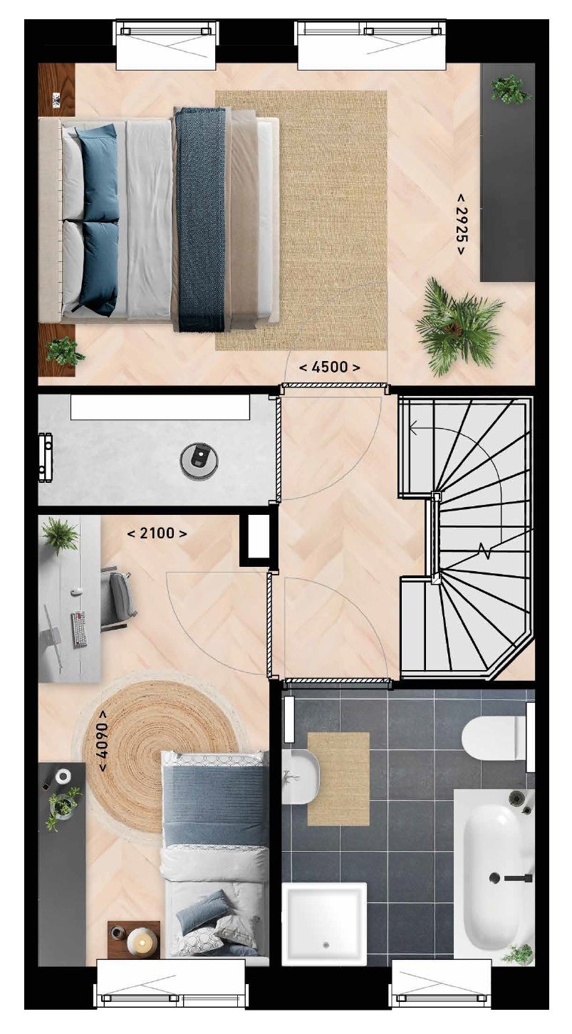 Foto 14 van Eengezinswoning (Bouwnr. 4)