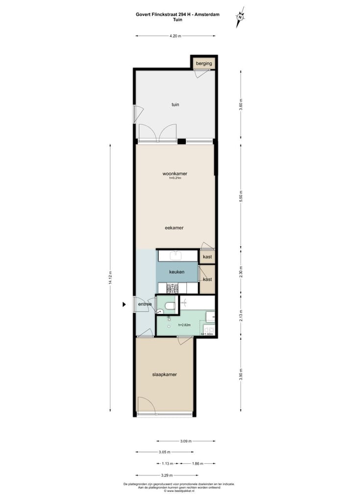 Foto 34 van Govert Flinckstraat 294-H