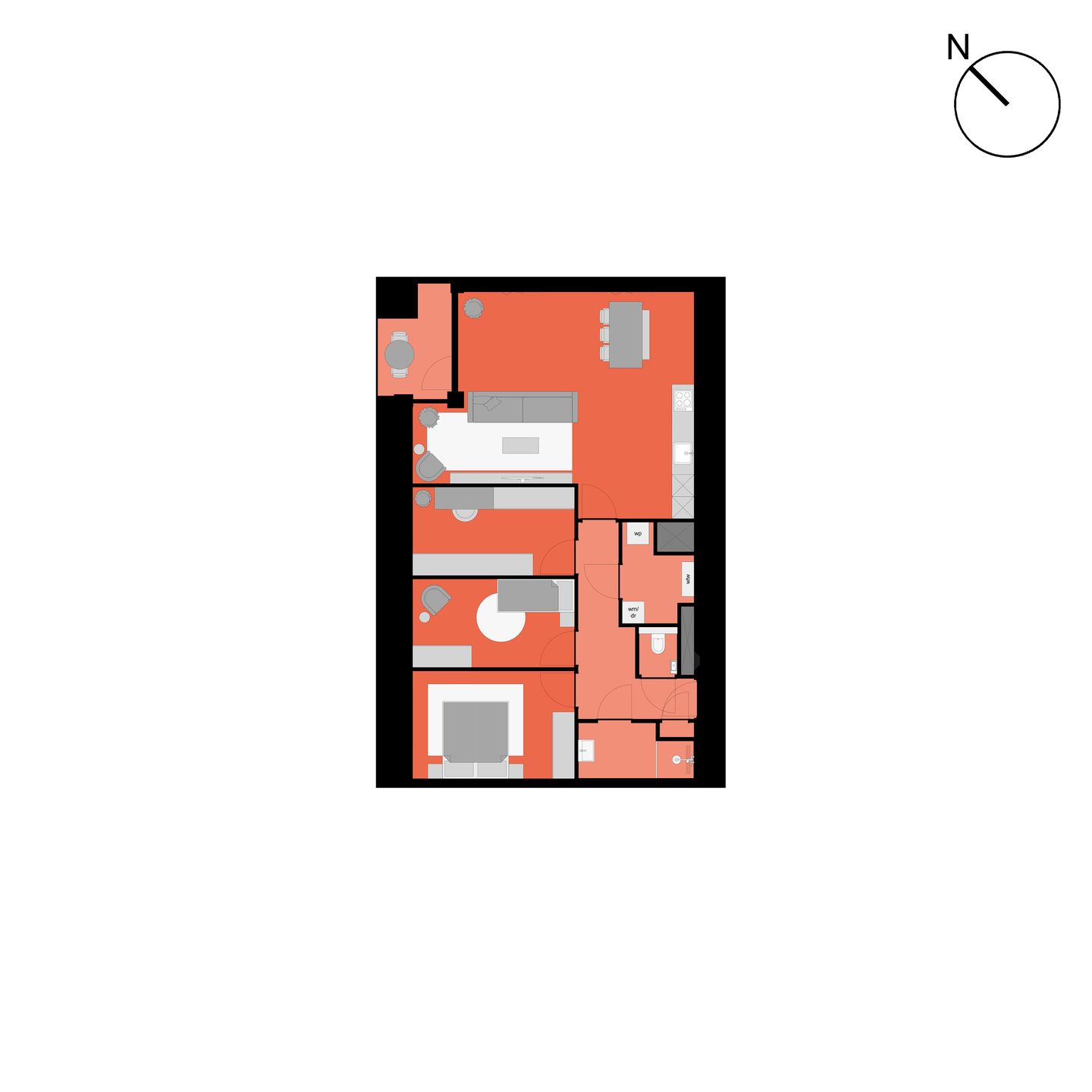 Foto 19 van KOOPSTART - KAAPSTAD 2-kamerappartement (Bouwnr. 137)