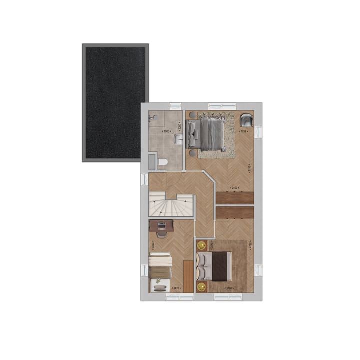 Foto 5 van Vrijstaande woning - type Finale (Bouwnr. 3.2)