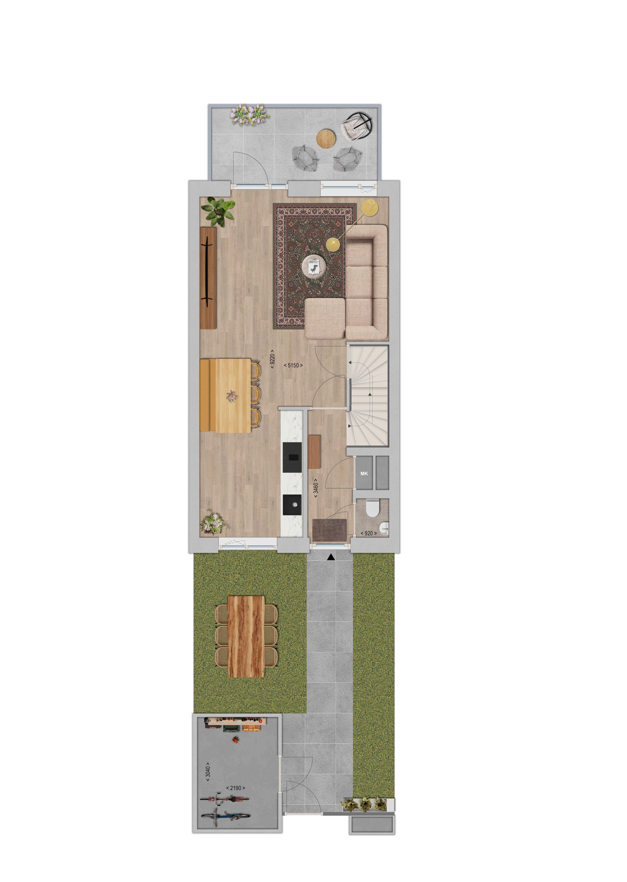 Foto 3 van Rijwoning - type Loper (Bouwnr. 2.13)