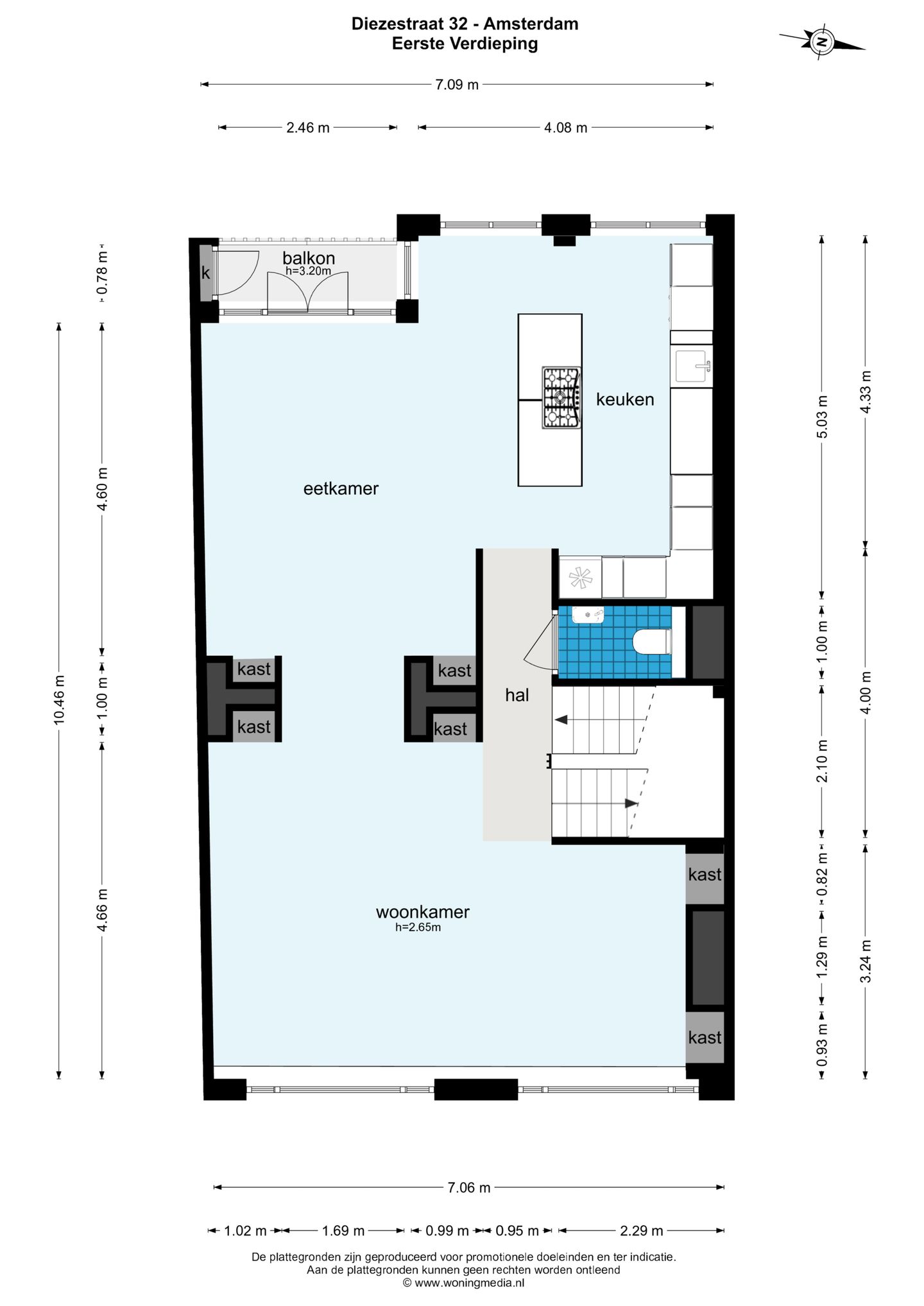 Foto 40 van Diezestraat 32-2