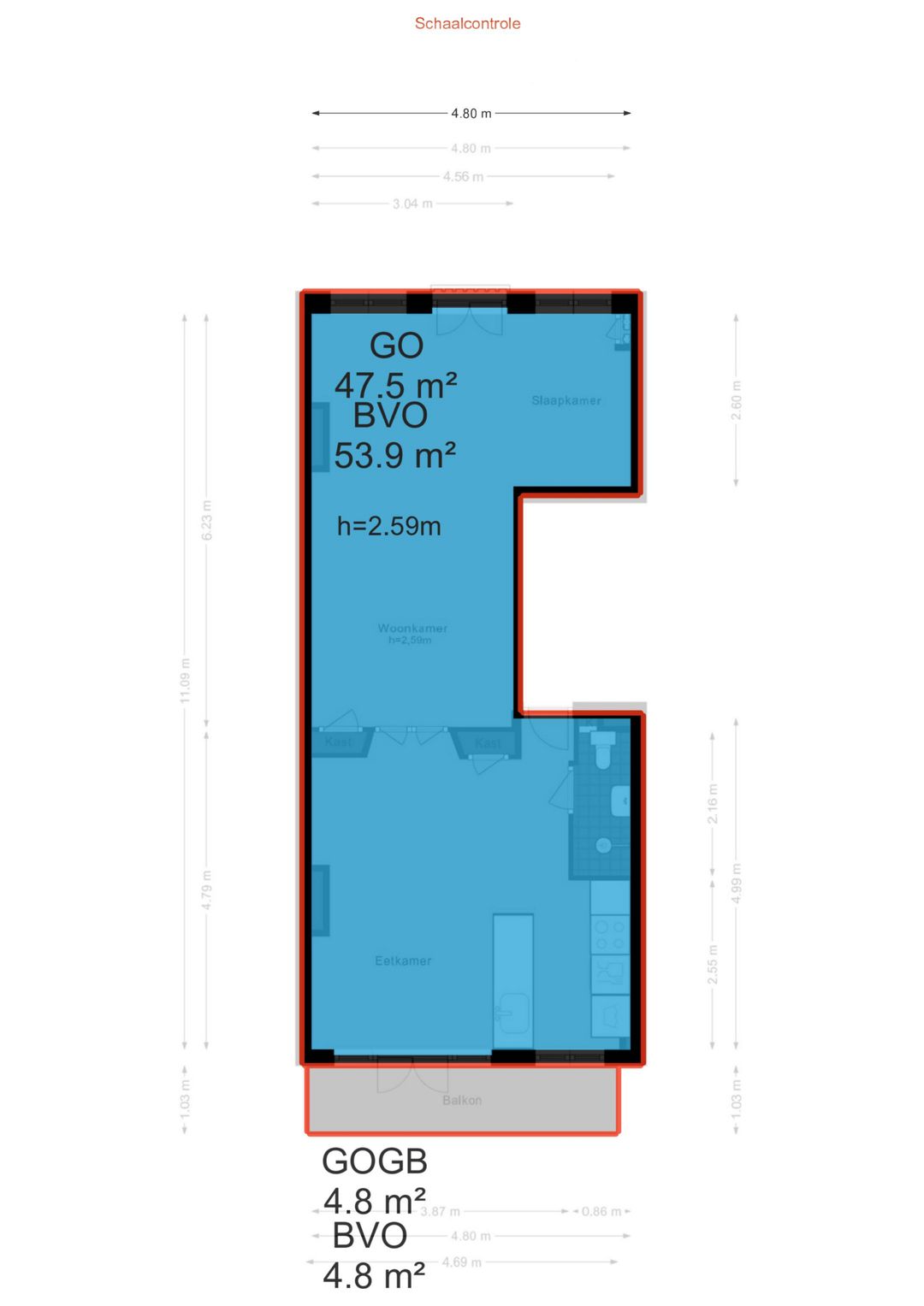 Photo 32 of Brederodestraat 22-2