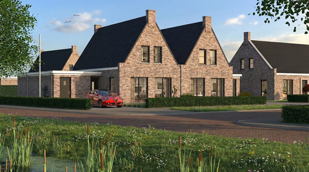 Foto 1 van Halfvrijstaand/2-onder-1-kap (Bouwnr. 4)