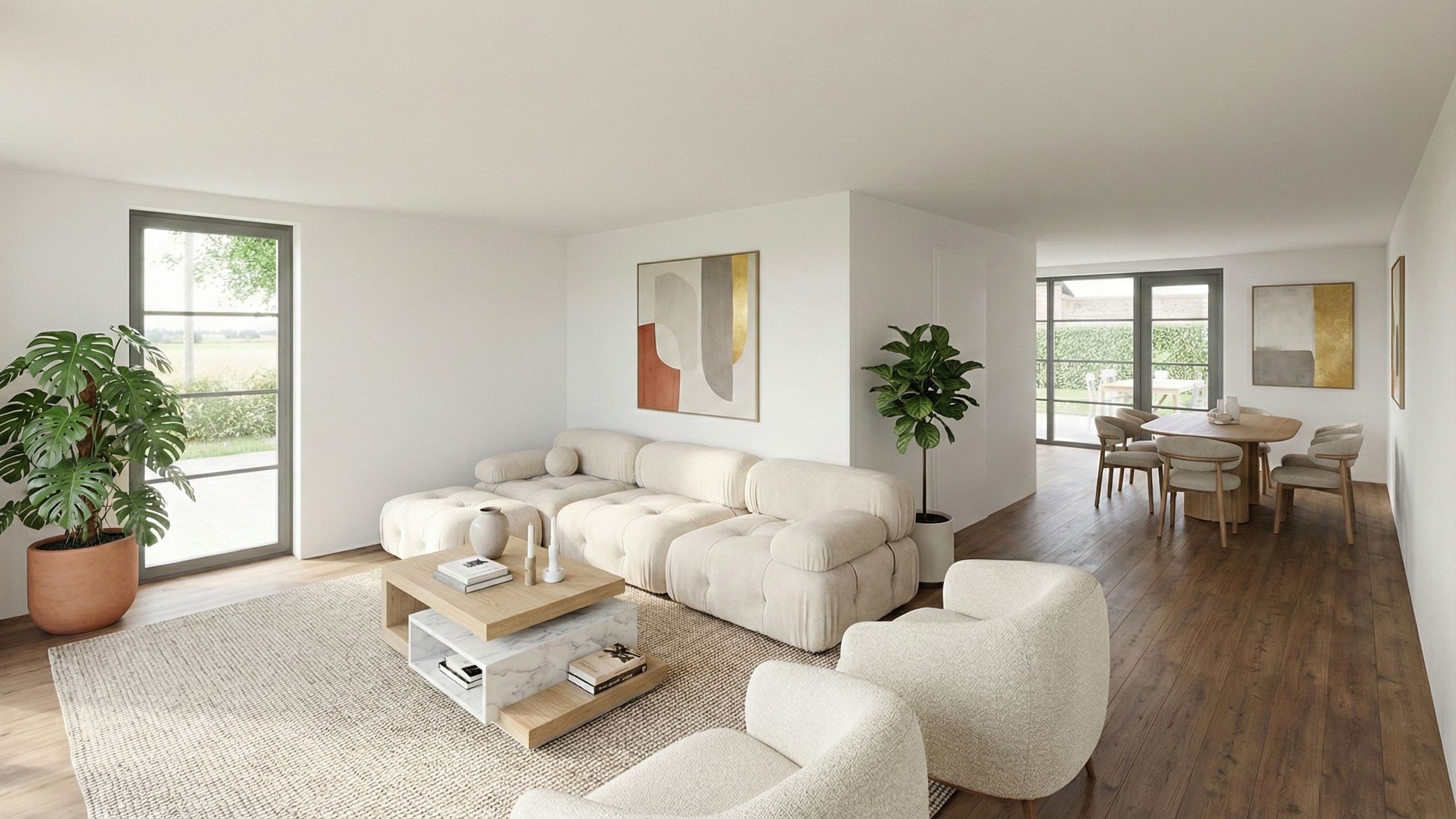 Foto 3 van Halfvrijstaand/2-onder-1-kap (Bouwnr. 4)