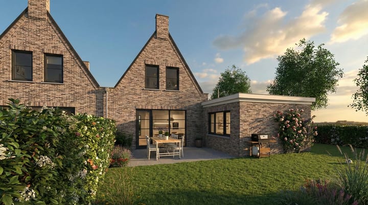 Foto 2 van Halfvrijstaand/2-onder-1-kap (Bouwnr. 11)