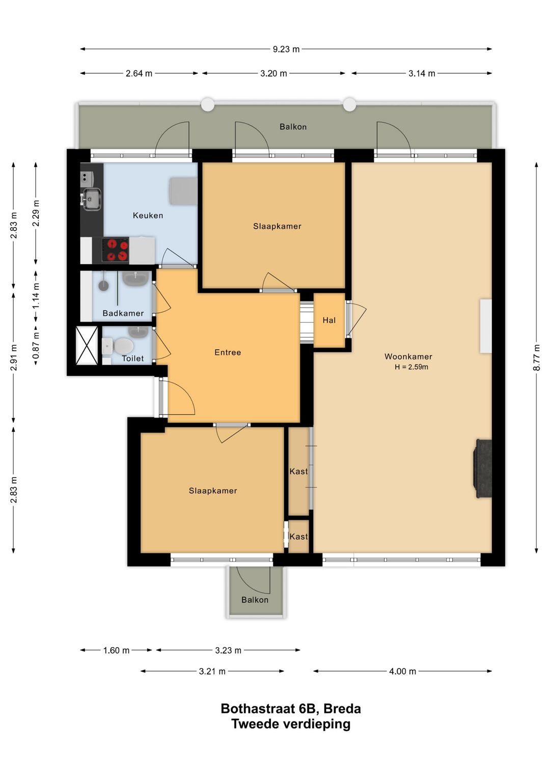 Foto 38 van Bothastraat 6-B