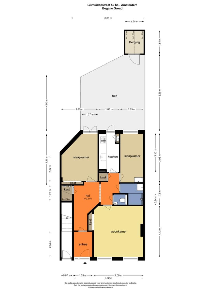Foto 16 van Leimuidenstraat 50-H