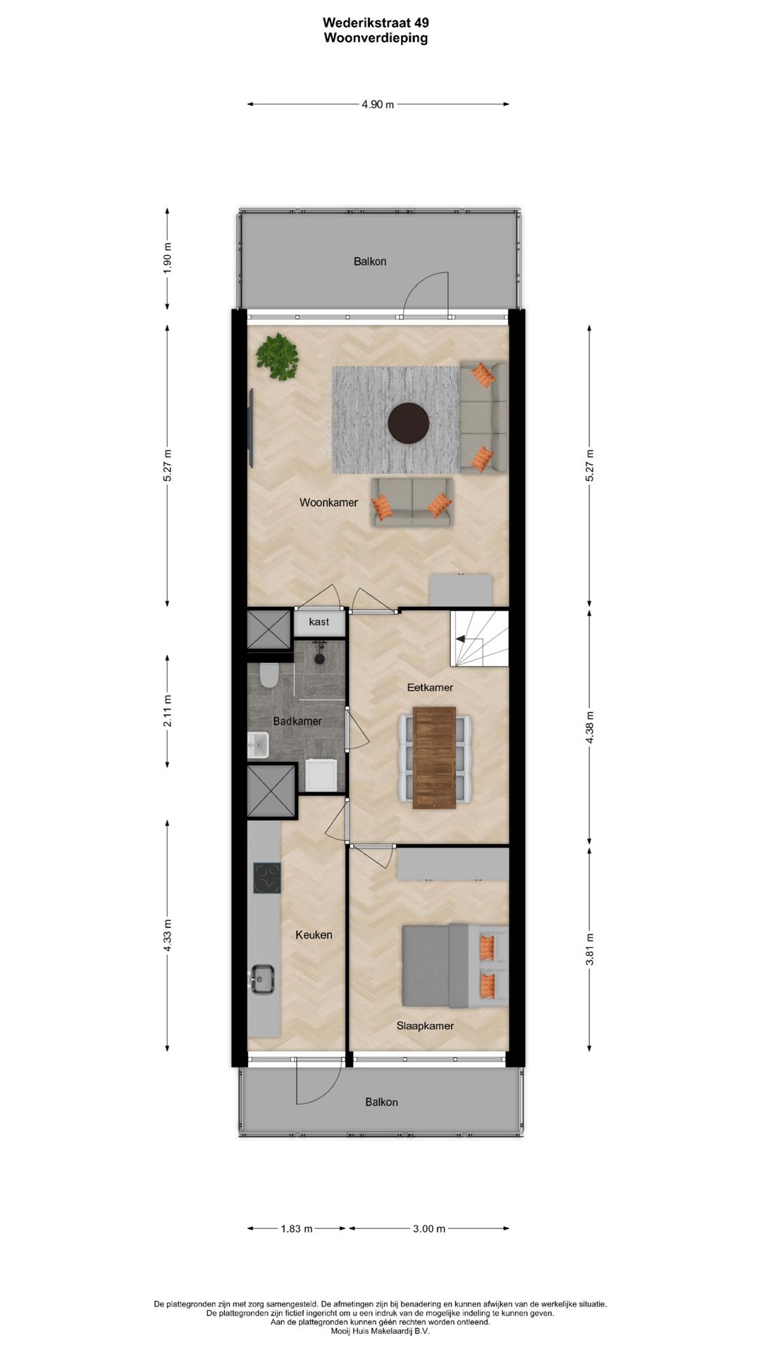 Foto 40 van Wederikstraat 49