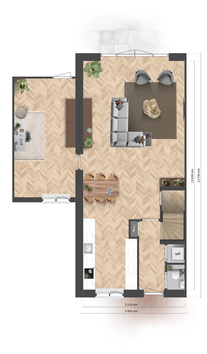 Foto 5 van De Maten fase 4 - Kornuit (Bouwnr. 7)