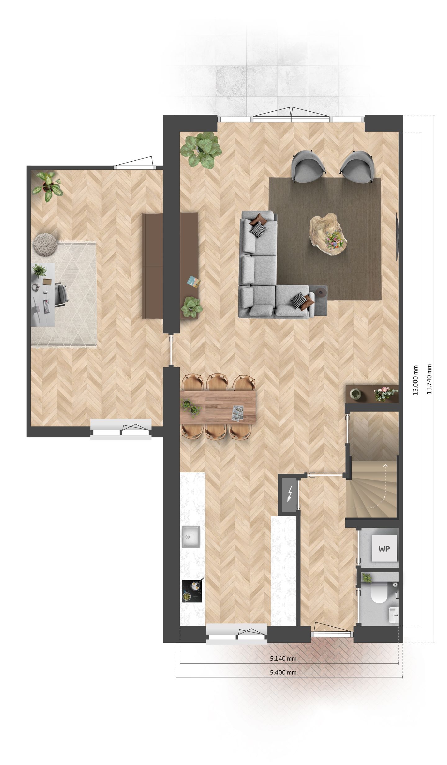 Foto 5 van De Maten fase 4 - Kornuit (Bouwnr. 8)